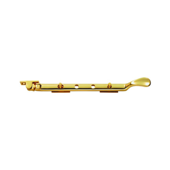 10Inch/254mm Casement Stay Victorian Polished Brass