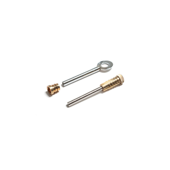Dual Sash Screw c/w Key 70mm Polished Brass