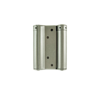 4Inch/100mm Double Action Hinge Silver - Pair
