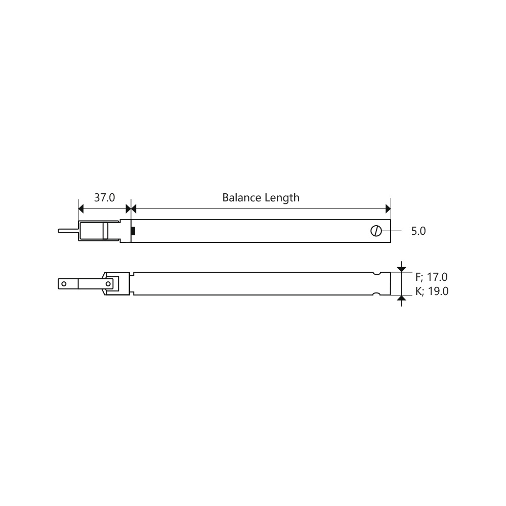 F & K Sash Balance Length