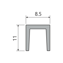 Invoke iSeries 2m Bottom Channel Invoke iSeries 2m Bottom Channel