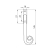 Ryland Mk2 Monkeytail RH Espag Fastener Gold (Pol Brass) Ryland Mk2 Monkeytail RH Espag Fastener Gold (Pol Brass)