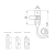 Kirkpatrick 1181 Black Casement Fastener c/w Mortice Plate Kirkpatrick 1181 Black Casement Fastener c/w Mortice Plate