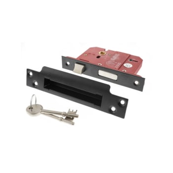 TFX 5L BS Sashlock - Black / Antique Brass TFX 5L BS Sashlock - Black / Antique Brass