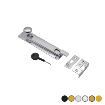 Locking Cranked Surface Door Bolt