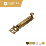 Hardwick Classic Lockable Necked Surface Bolt - Sprung 152mm