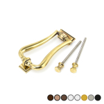 Anvil Slimline Art Deco Door Knocker