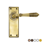 Anvil Reeded Door Lever Set