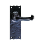 Traditional Black Door Lever Set