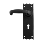 Anvil Black Cottage Lever Set