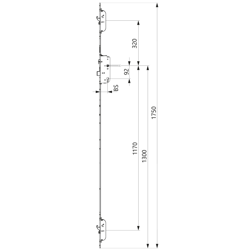 MACO A-TS Automatic Heritage Multipoint Lock