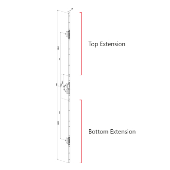 Winkhaus Thunderbolt / AV2 Full Length Keep - Extensions