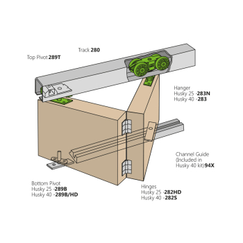 Husky Internal Bifold Door Kit Husky Internal Bifold Door Kit
