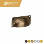 Hardwick Square Cup Drawer Pull