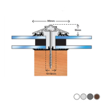 Capex 50 Glazing Bar - With RAG45 Gasket