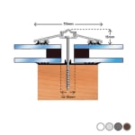 Capex 70 Glazing Bar - With RAG55 Gasket