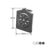 Capex 50 Extended End Cap Aluminium