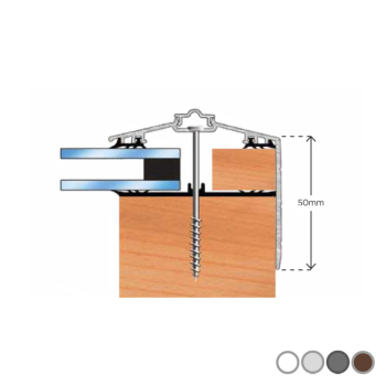 Capex 70 Gable End Finishing Profile - With RAG55 Gasket Capex 70 Gable End Finishing Profile - With RAG55 Gasket