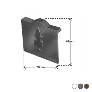 Capex 70 Extended End Cap uPVC