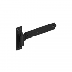 Premium Black Cranked Hook and Band Gate Hinges