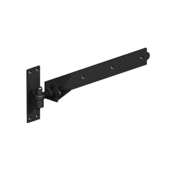 Premium Black Adjustable Hook and Band Hinges Premium Black Adjustable Hook and Band Hinges