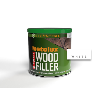 Metolux Two-Part Wood Filler - White - No.2 Pack / 770ml