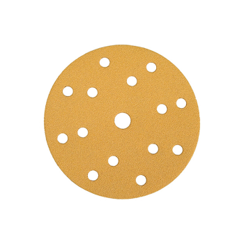Mirka Gold 150mmAbrasive Discs - 15 Hole - 60g Mirka Gold 150mmAbrasive Discs - 15 Hole - 60g