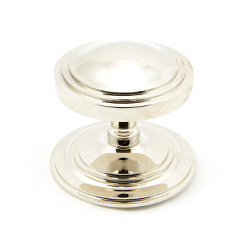 Anvil Polished Nickel Art Deco Centre Door Knob Anvil Polished Nickel Art Deco Centre Door Knob