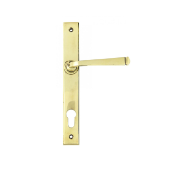 Anvil Aged Brass Avon Slimline Lever Espag. Lock Set Anvil Aged Brass Avon Slimline Lever Espag. Lock Set
