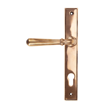Anvil Polished Bronze Newbury Slimline Lever Espag. Lock Anvil Polished Bronze Newbury Slimline Lever Espag. Lock