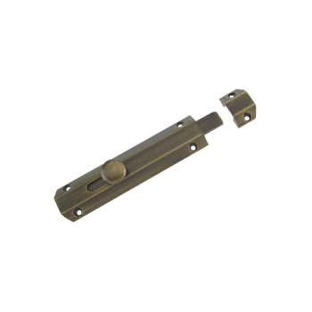 6Inch/152mm Surface Door Bolt Antique Brass 6Inch/152mm Surface Door Bolt Antique Brass