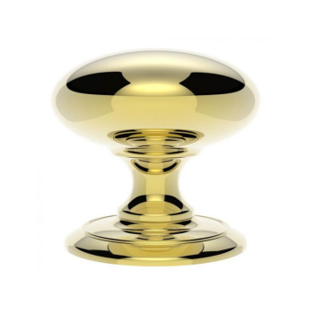 Classic Centre Door Knob 100mm Polished Brass Classic Centre Door Knob 100mm Polished Brass