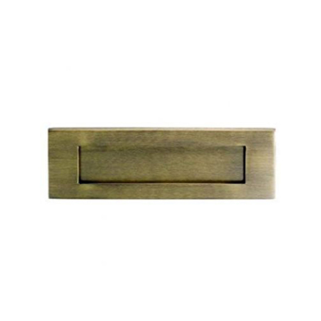 Letter Plate 257 x 81mm Antique Brass