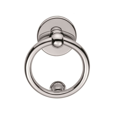Ring Door Knocker Polished Chrome 127mm