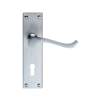 Satin Chrome Handle Scroll Lock Satin Chrome Handle Scroll Lock