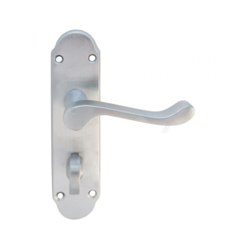 Satin Chrome Oakley Lever Bathroom Furn. Satin Chrome Oakley Lever Bathroom Furn.