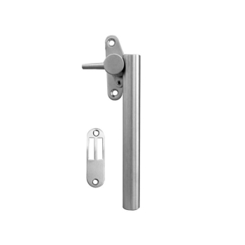 Modern Casement Fastener 120mm RH Locking Satin Stainless Modern Casement Fastener 120mm RH Locking Satin Stainless