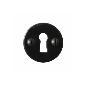 Round Escutcheon - Uncovered - Flat Black Round Escutcheon - Uncovered - Flat Black