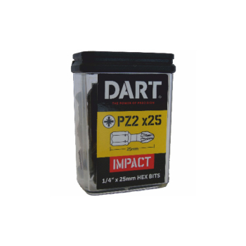 Impact Driver Bits PZ2 25mm - Pkt/10