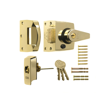 ERA BS Nightlatch Narrow 40mm Brass Cyl Brass Case ERA BS Nightlatch Narrow 40mm Brass Cyl Brass Case