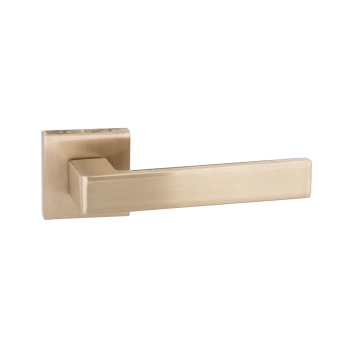 Forme Asti Designer Lever on Rose Satin Brass Forme Asti Designer Lever on Rose Satin Brass