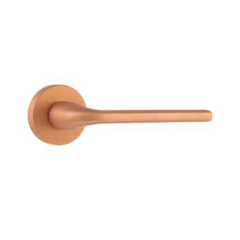 Forme Milly Designer Lever on Rose Urban Satin Copper Forme Milly Designer Lever on Rose Urban Satin Copper