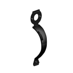Long Throw Lock Pull Handle 200mm Black