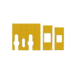 Intumescent FD30/60 Tubular Latch Pad Set 2.5/3"