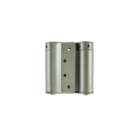 3Inch/75mm Double Action Hinge Silver - Pair