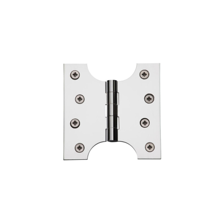 4Inch x 2Inch x 4Inch Polished Chrome Parliament Hinge (Pair)