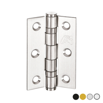 76 x 51 x 2mm SSS Ball Bearing Butt Hinges - Pair 76 x 51 x 2mm SSS Ball Bearing Butt Hinges - Pair