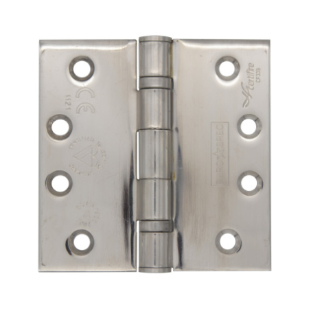 102 x 102mm 316 PSS Ball Bearing Projection Hinge (Pair)