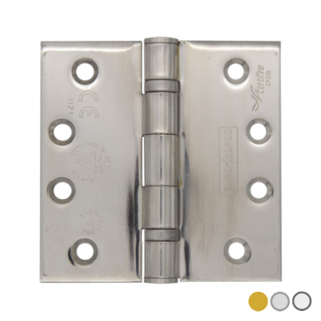 102 x 102mm 316 PVD Brass Ball Bearing Projection Hinge (Pair)