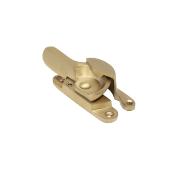 Hardwick Satin Brass Narrow Locking Fitch Sash Fastener Hardwick Satin Brass Narrow Locking Fitch Sash Fastener